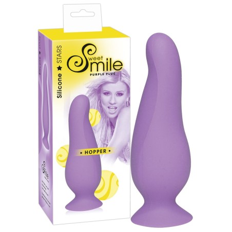 FALLO ANALE ANATOMICO SWEET SMILE HOPPER VIOLA - 10 CM