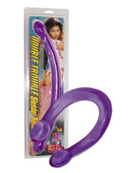 DILDO DOPPIO DOUBLE TROUBLE - 43 CM