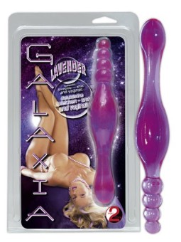 DILDO IN JELLY A DOPPIA PUNTA GALAXIA LAVENDER