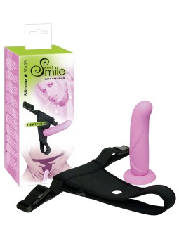 IMBRACATURA STRAP-ON CON FALLO INDOSSABILE IN SILICONE "SWITCH" - 16 CM