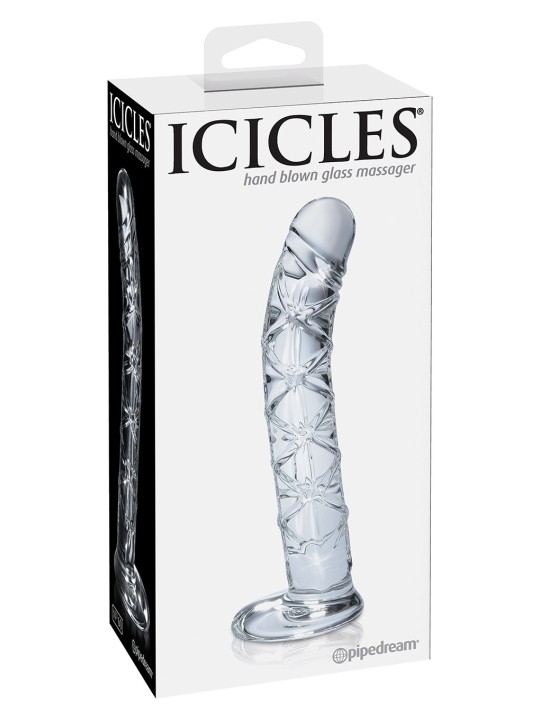 DILDO REALISTICO IN VETRO PIPEDREAM "ICICLES NO. 60"