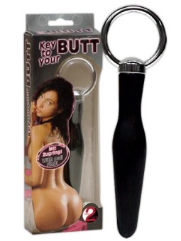 CUNEO ANALE KEY TO YOUR BUTT NERO - 10 CM