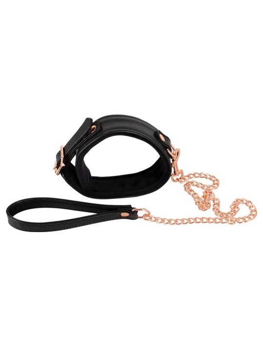 SET COLLARE GUINZAGLIO E CATENA BAD KITTY " COLLAR WITH LEASH"