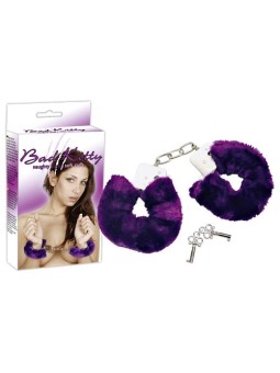 MANETTE IN METALLO RIVESTITE IN PELUCHE BAD KITTY SOFT CUFFS ROSA