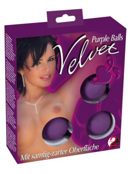 PALLINE DELL'AMORE "VELVET BALLS" VIOLA