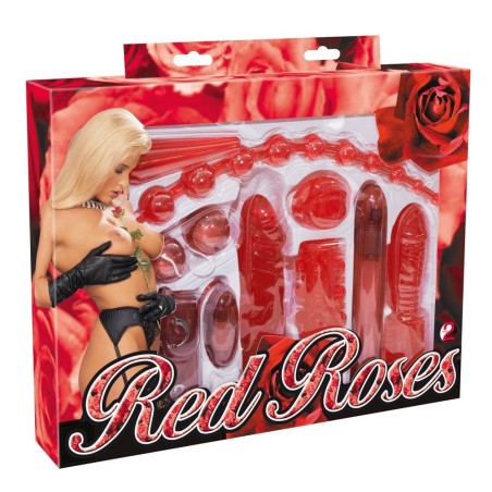 KIT DEL PIACERE 9 PEZZI RED ROSES