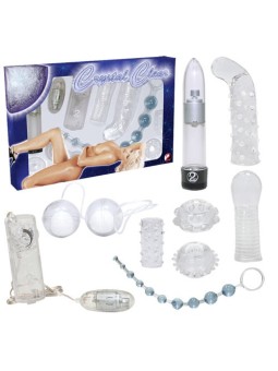 KIT DEL PIACERE 8 PEZZI CRYSTAL CLEAR