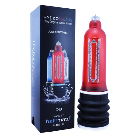 SVILUPPATORE IDRAULICO PROFESSIONALE BATHMATE HYDROMAX X40 ROSSO