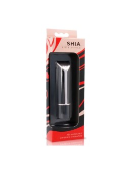 VIBRATORE A FORMA DI ROSSETTO "LIPS STYLE SHIA" BLACK&RED