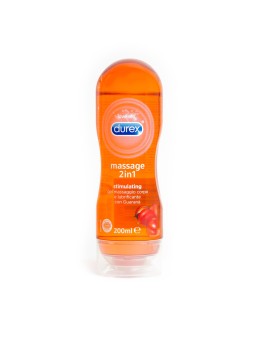 GEL MASSAGGIO CORPO E LUBRIFICANTE  GUARANA' DUREX PLAY 2 IN 1