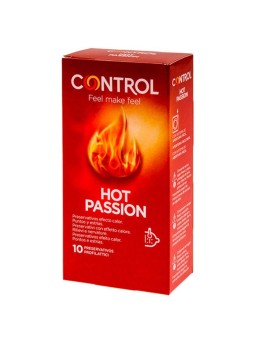 PROFILATTICI CONTROL "HOT PASSION" - EFFETTO RISCALDANTE - 10 PEZZI