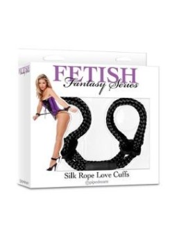 MANETTE IN COTONE FETISH FANTASY SILK ROPE NERO