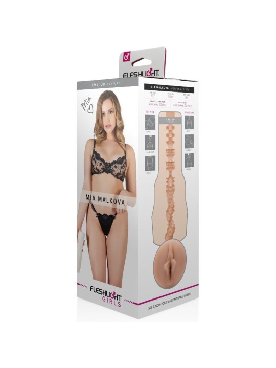 MASTURBATORE VAGINA REALISTICA FLESHLIGHT "MIA MALKOVA" LVL UP